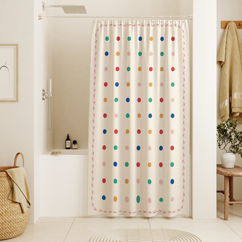 Rideau de douche en polyester