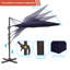Parasol en porte-à-faux rectangulaire Sayhaan -260449155-219843721