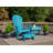 Aatikah Plastic Adirondack Chair with Ottoman/Table-26130144