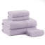 Serviettes de bain à séchage rapide, ensemble de maison moderne gaufré en coton peigné 6 pièces