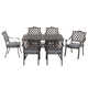 Cherel 6 - Person Rectangular Outdoor Dining Set With Cushions