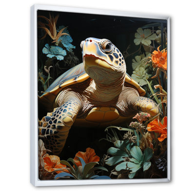 «Turtle Tranquility In The Ocean I», reproduction d'art sur toile