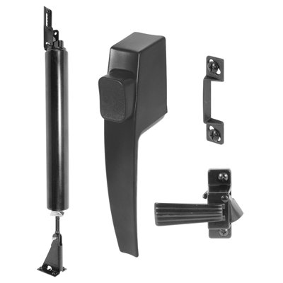 Screen Door Pneumatic Closer, Black Finish, 10-1/2 in. Long (Single Pack)