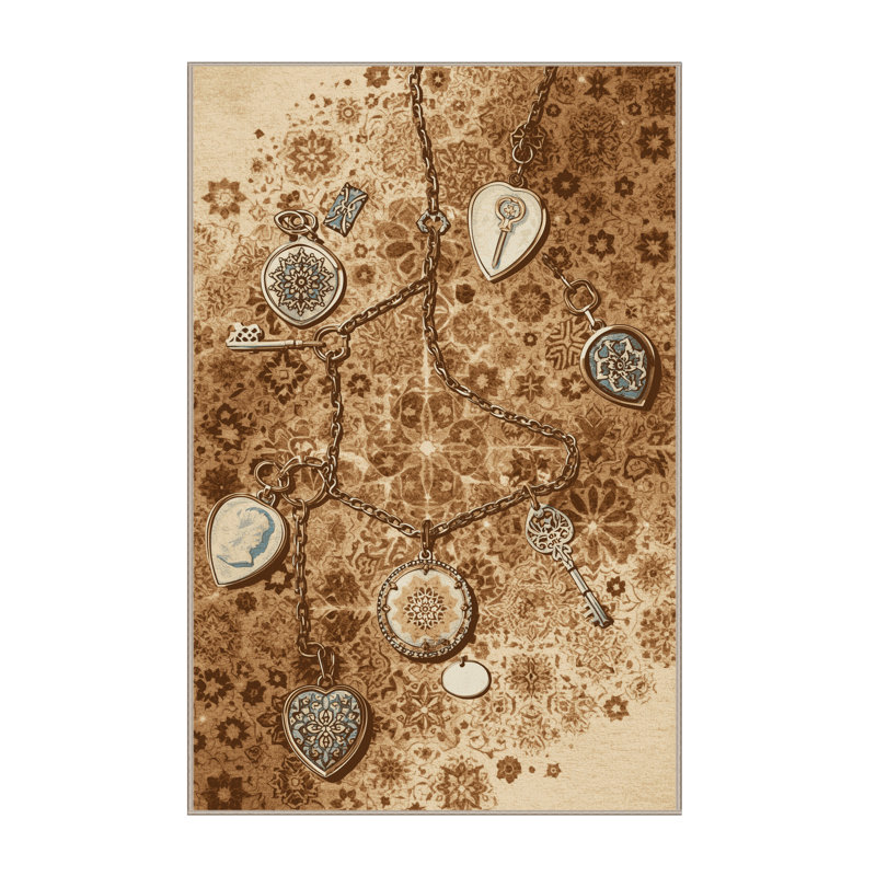 Tapis brun moelleux décontracté Boyd, 5 x 7