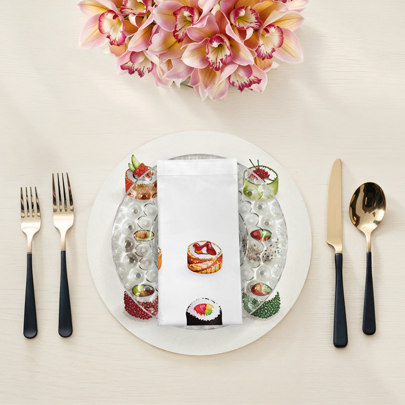 Sushi Go Cotton Sateen Dinner Napkins