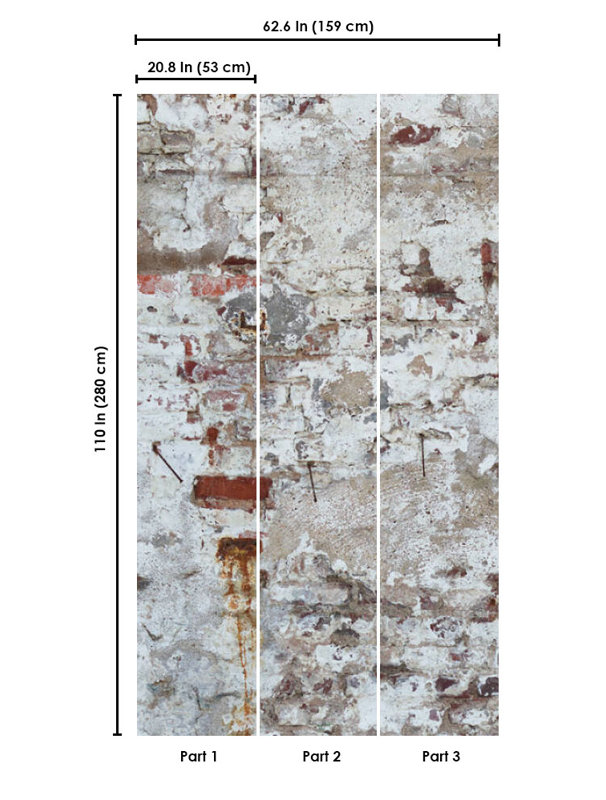 Papier peint Bremble Brick
