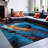 Giersz Performance Galaxy Blue/Yellow/Red Indoor&Outdoor Multi Area Rug-1259618970