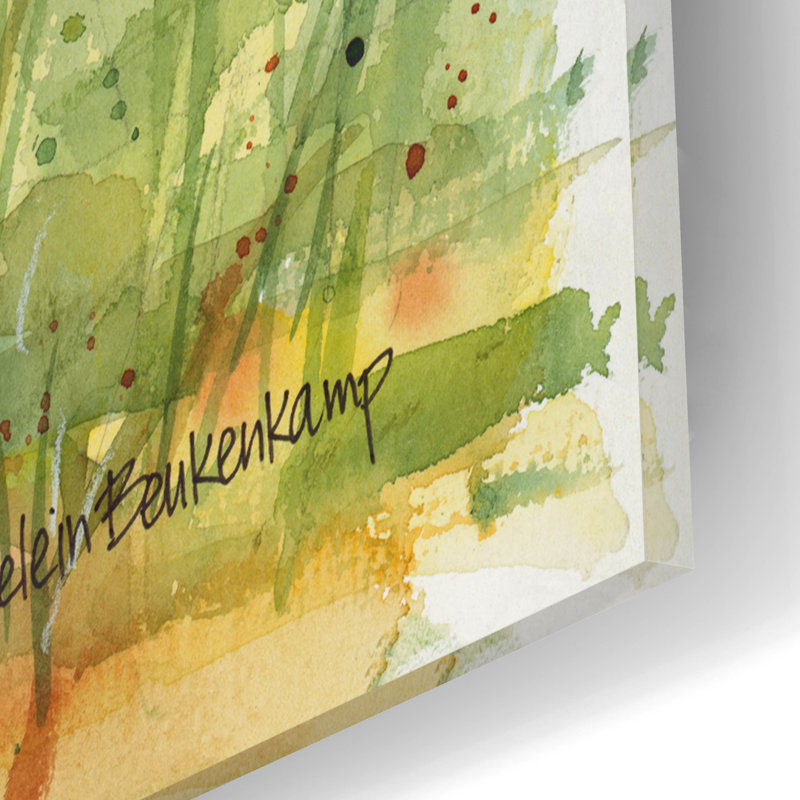 «Struttin His Stuff» par Annelein Beukenkamp, art mural en verre acrylique, H 16 po x l 12 po x P 0,13 po