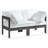 Kylis 60'' Wide Aluminum Loveseat with Cushions-61209781-61189502