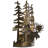 Rustic Lodge Flush Mounted Sconce-16183233