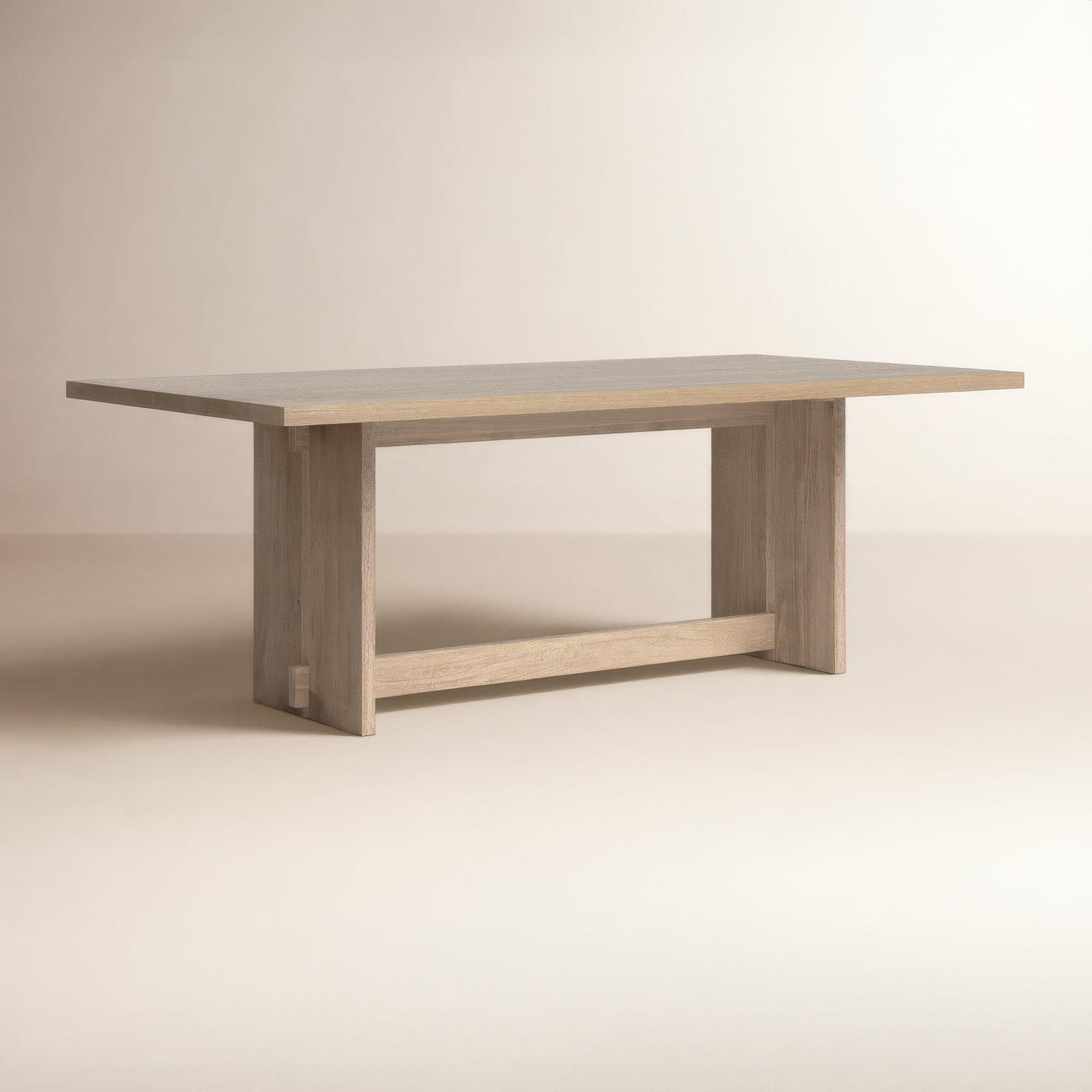 Dalina 84"ining Table, Light Brown