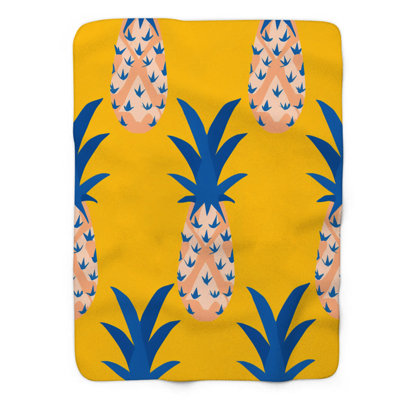 Fun Fun Sunshine - couverture sherpa de qualité supérieure 1 pièce WB_FL_100624_0108
