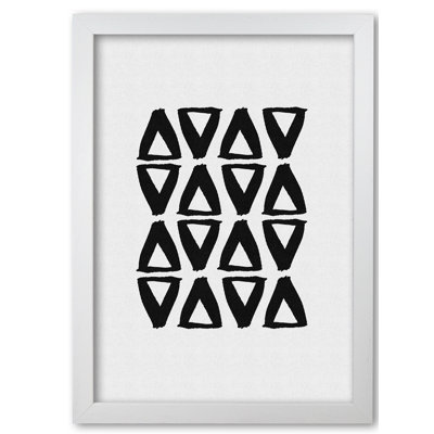 Black And White Abstract II - Print