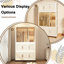 Rangement portatif pour garde-robe Rex avec 9 cubes et 1 tringle