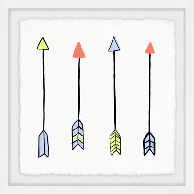 « it is all up from here », reproduction de dessin encadrée