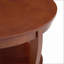 Table basse en bois manufacturé peu encombrant avec rangement ouvert à 2 niveaux, facile à assembler pour les salons-2108639692
