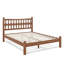Lit plateforme en bambou massif DiamondBamboo avec tête de lit Diamond et lattes de support-130016724