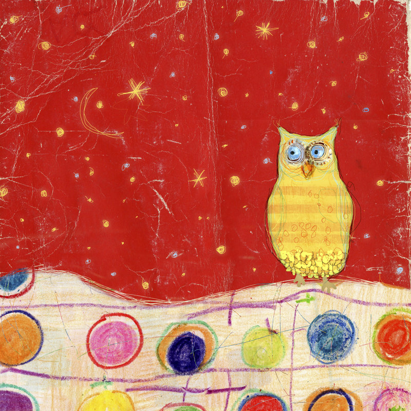 Feathers Dots & Stripes I by Ingrid Blixt - Wrapped Canvas Art Prints, 122cm H x 122cm W
