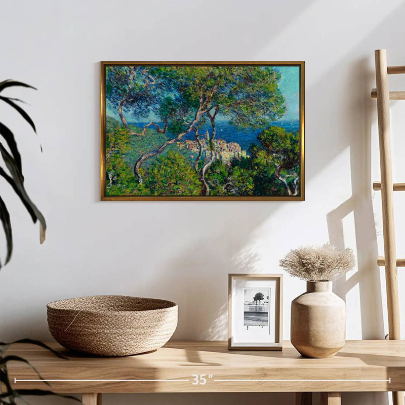 Bordviera 1884, 19 po x 13 po, Cadre flottant doré