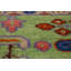 Light Green Geometric Kazak Indian Area Rug 8x10