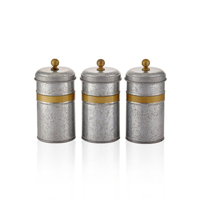 Metal Jar - Set of 3