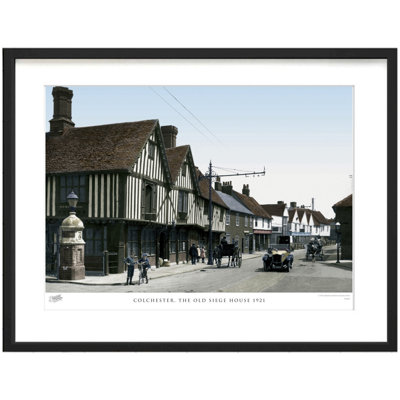 Colchester, The Old Siege House 1921 by Francis Frith - Single Picture Frame Print
