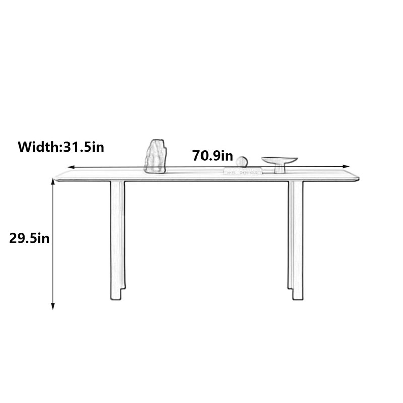 Gregory, 29.5"H x 70.9"L x 31.5"W