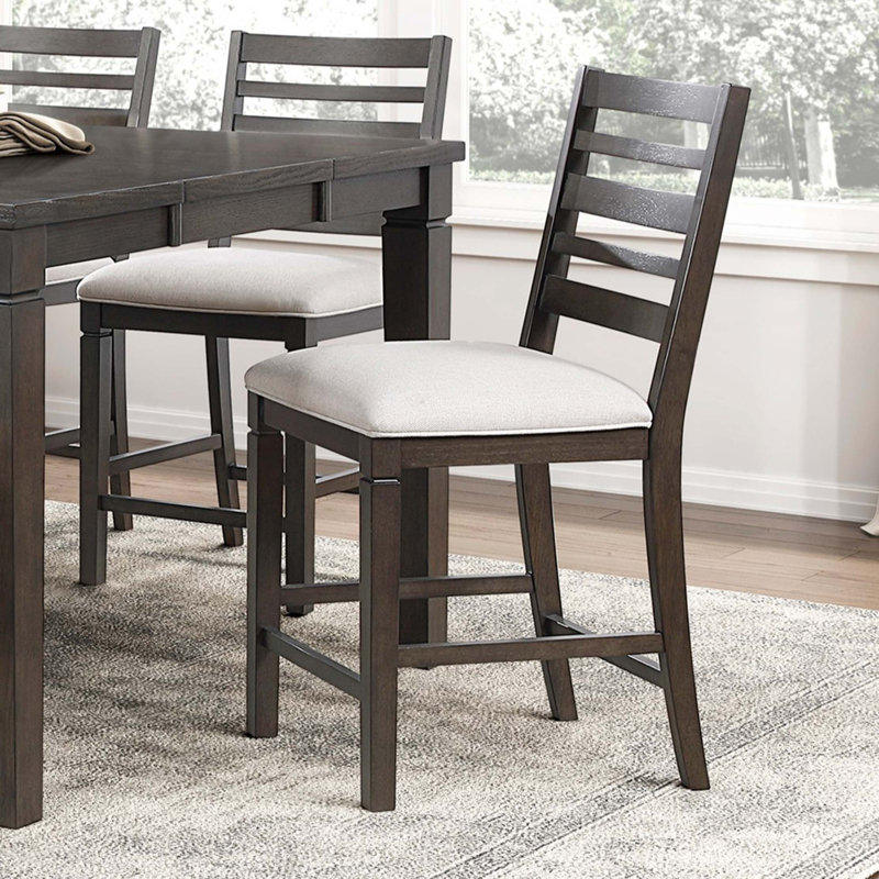 Ensemble de salle à manger à hauteur de comptoir 6 pièces Classic, 6 Pieces: Table, Bench, 4 Chairs