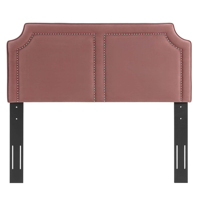 Modway Cynthia Performance Velvet Headboard, King, Dusty Rose
