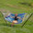 2-Person Polyester Rope Hammock and stand set with Removable Quilted Pad and Pillow - Lakeview-1578142552