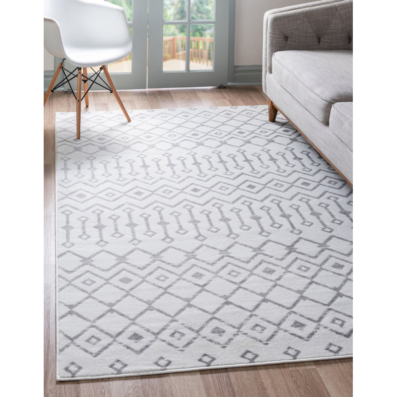 Rhodell Geometric Indoor Rug, Rectangle 9' x 12'