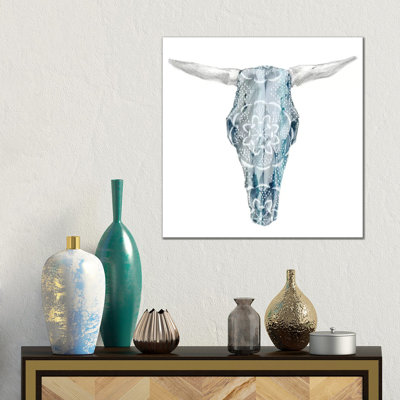 Day Of The Dead Skull Mount IV by Studio W - No Frame Gallery-Wrapped Canvas Giclée on Canvas