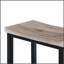 Ensemble de table de bar polyvalent avec prise de courant, lumières DEL et trois tabourets de selle ergonomiques pour les espaces de vie modernes-471096435-471096445