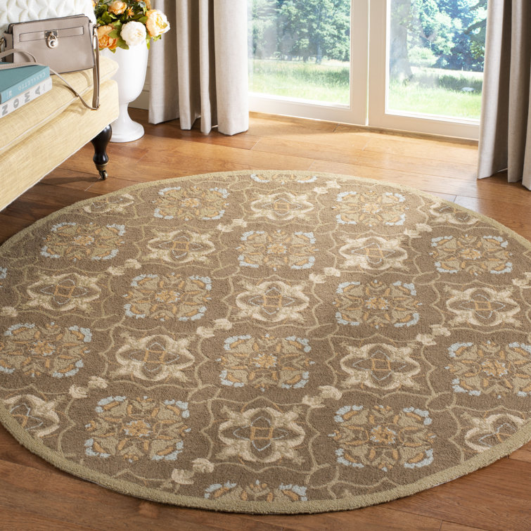 Hollander Floral Handmade Wool Indoor Area Rug