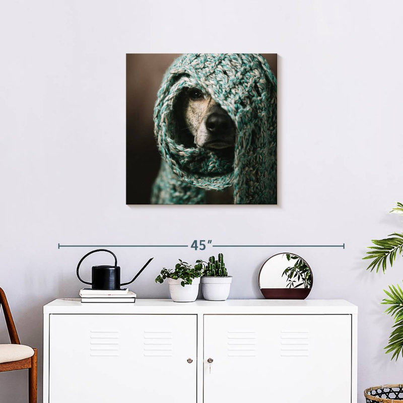 Brampt Shrouded Dog, 10" H x 10" W