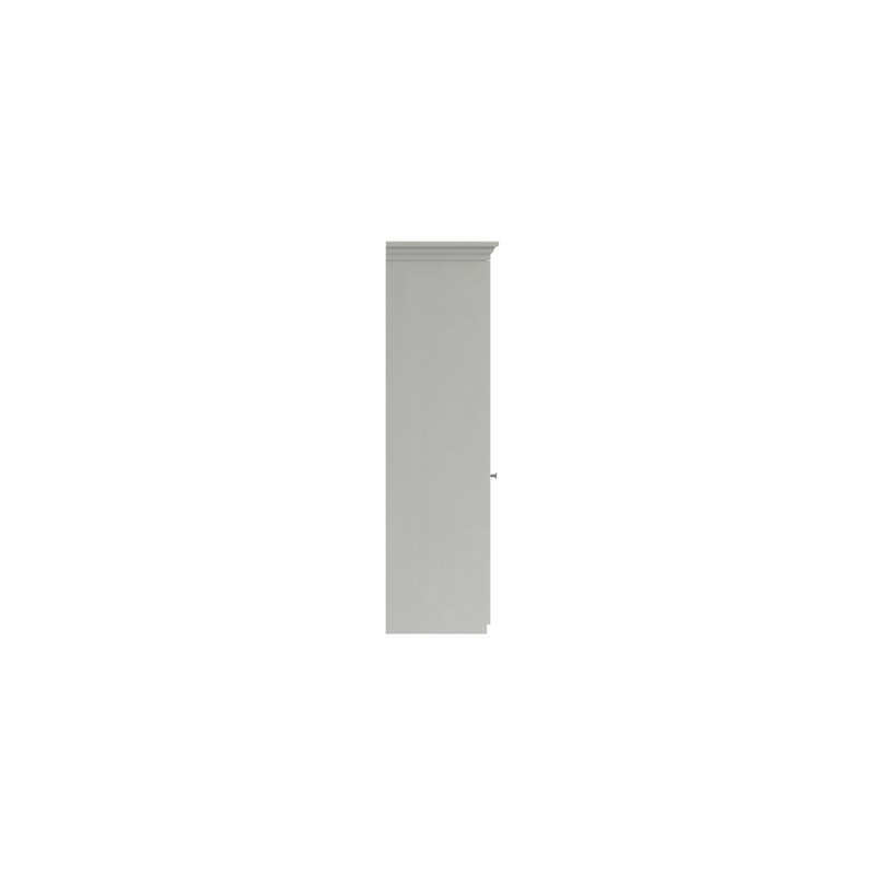 Orleans 4 Door Manufactured Wood Wardrobe, White