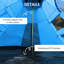 Apoloniusz 6-7 Person Large Family Party Camping Tent W/ Carry Bag Outsunny