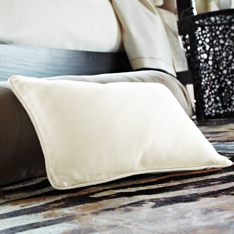 Rio Down Blend Medium Support Pillow, Pearl, 26" x 36"