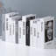 Lily's Living 18 In W Black And White Decorative Books (Set Of 12)