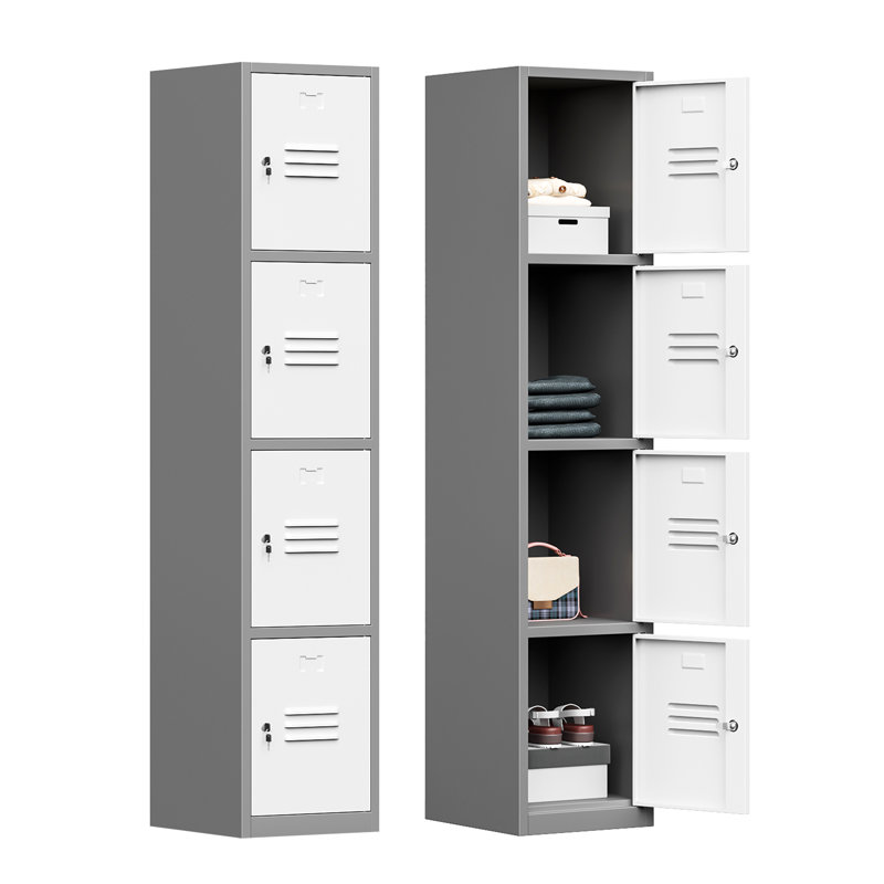 Marquay 15 po de largeur, Gris / blanc, 4 blanc gris porte