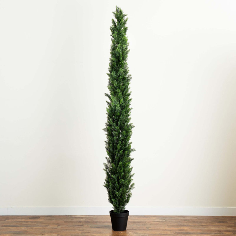 Faux arbre en pot, H 120 po x l 18 po x P 18 po