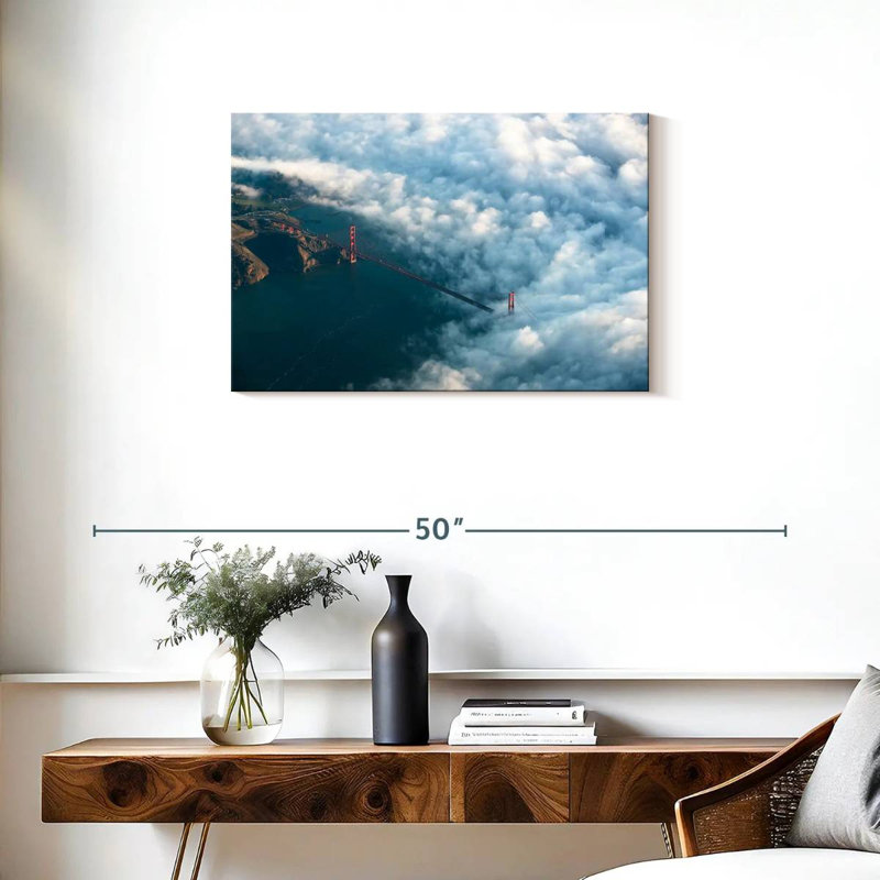 Lilie Golden Gate Bridge Cloudscape, 20" H x 30" W