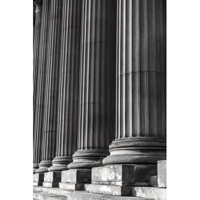 Rangée de colonnes - Photographie sur toile tendue