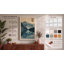 Mountain Lake Reflection Japandi - Wrapped Canvas-1680009291-1680009266