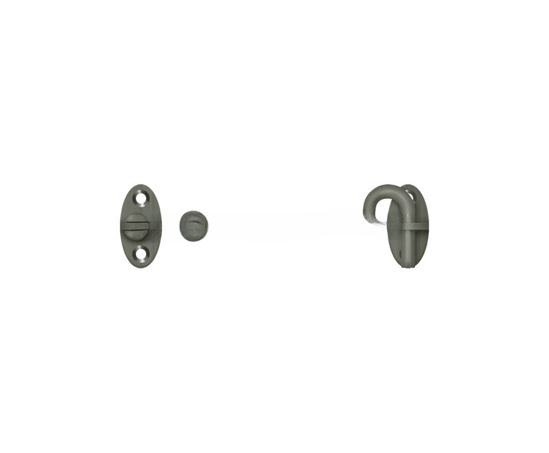 Deltana CHK4U15A Cabin Swivel Hooks; 4"; Antique Nickel Finish, Antique Nickel