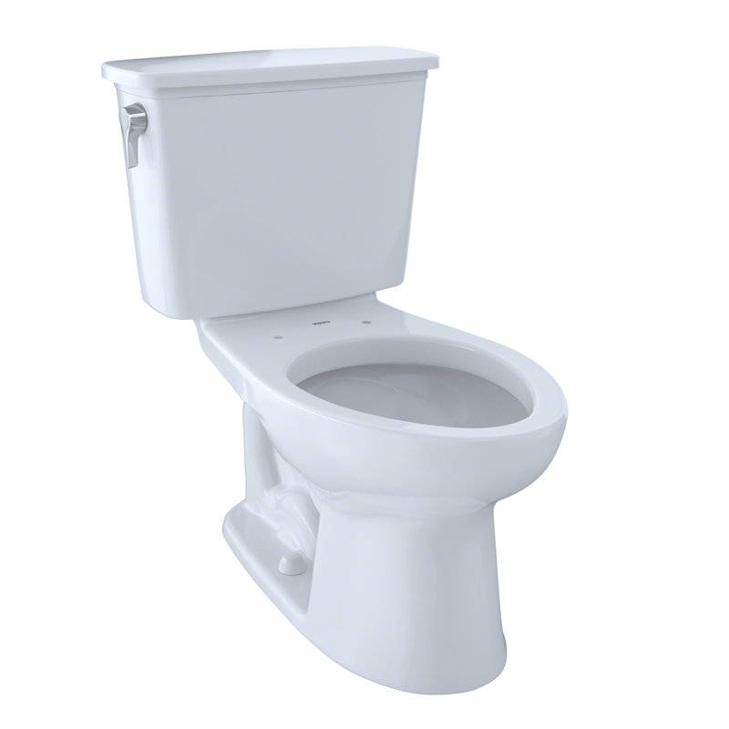 Toilette allongée deux pièces avec siège de toilette Eco Drake®