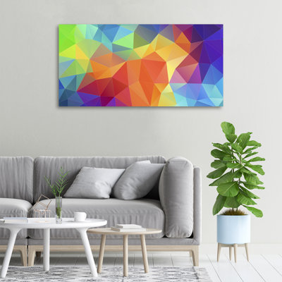 Geometric Background - No Frame Print on Canvas