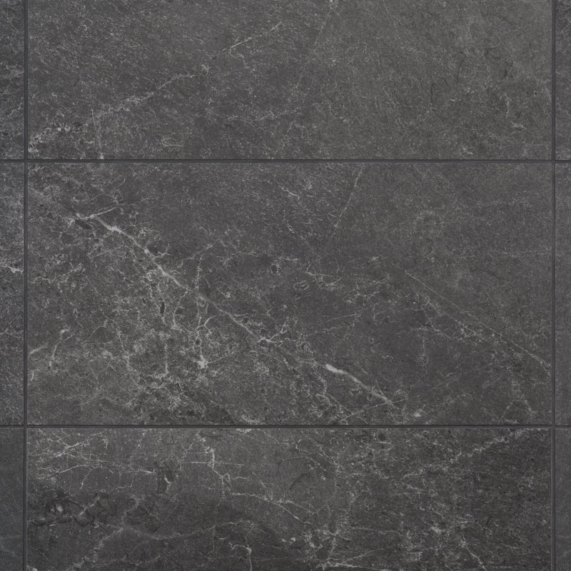 Limetech 11.81 in. x 23.61 in. Matte Porcelain Floor and Wall Tile (17.43 Sq. Ft. / Case), Graphite Gray
