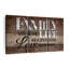 «Family Life Quote Typographie», reproduction sur toile-2076436897