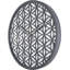 Horloge murale miroir 19,7 po-53107610